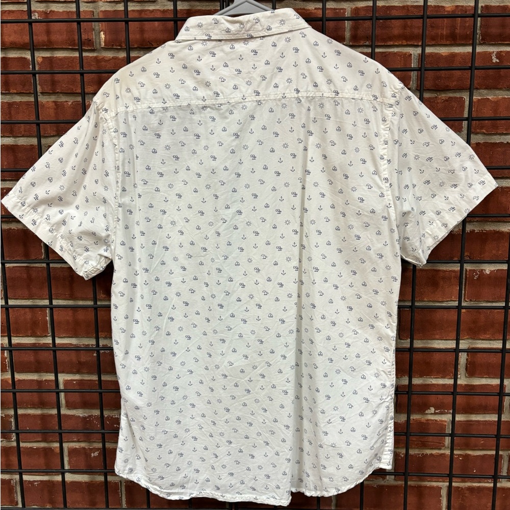 Level Ten Nautical Print Shirt Men’s Large - Picture 6 of 6
